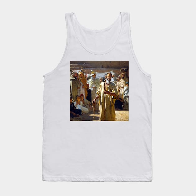 Etienne Dinet The Snake Charmer Tank Top by pdpress